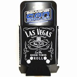 Las Vegas Black Label Can Coozie