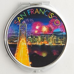 San Francisco Fireworks Round Compact