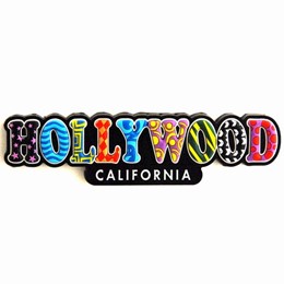 Hollywood Spellout Laser Magnet