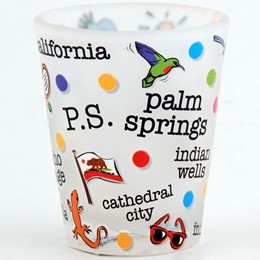 Palm Springs Expressions Frost Shotglass