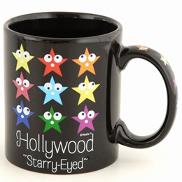 Hollywood Looksee Black 11oz Mug